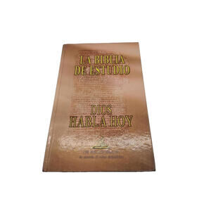 Dios Habla Hoy Biblia de Estudio Hardcover Spanish Deuterocanonical Books